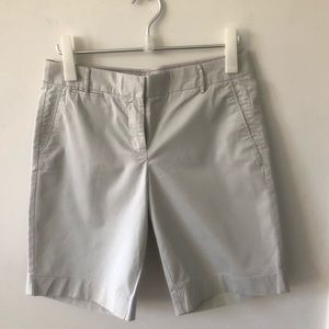 J Crew chino shorts size 4, light summer grey